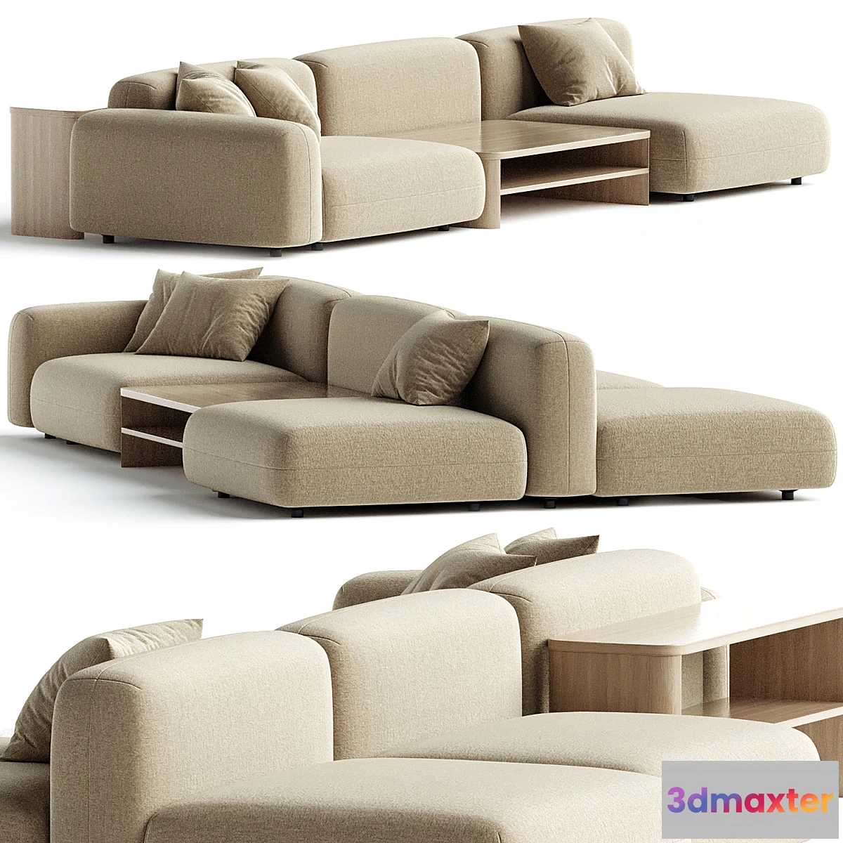 1426342 - Arflex Tokio Designed by Claesson Koivisto Rune 3D Max