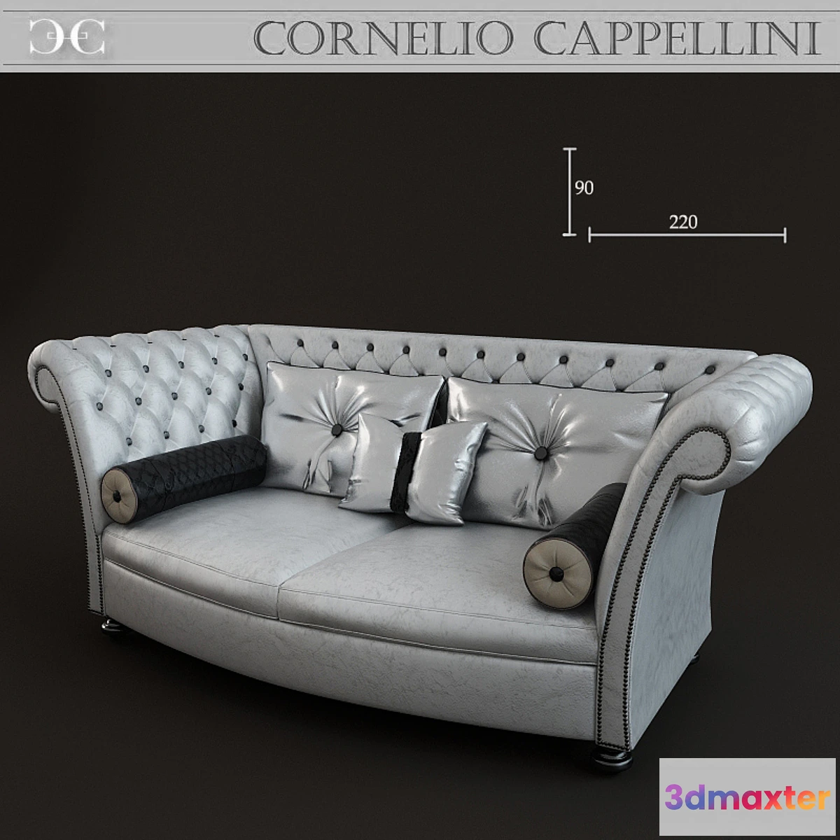 1427148 - Sofa Cornelio Cappellini 3D Max