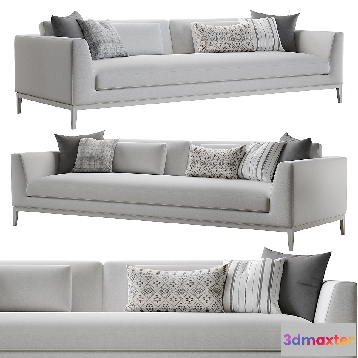 1428124 - RH  Italia Taper Arm Collection 3D Max