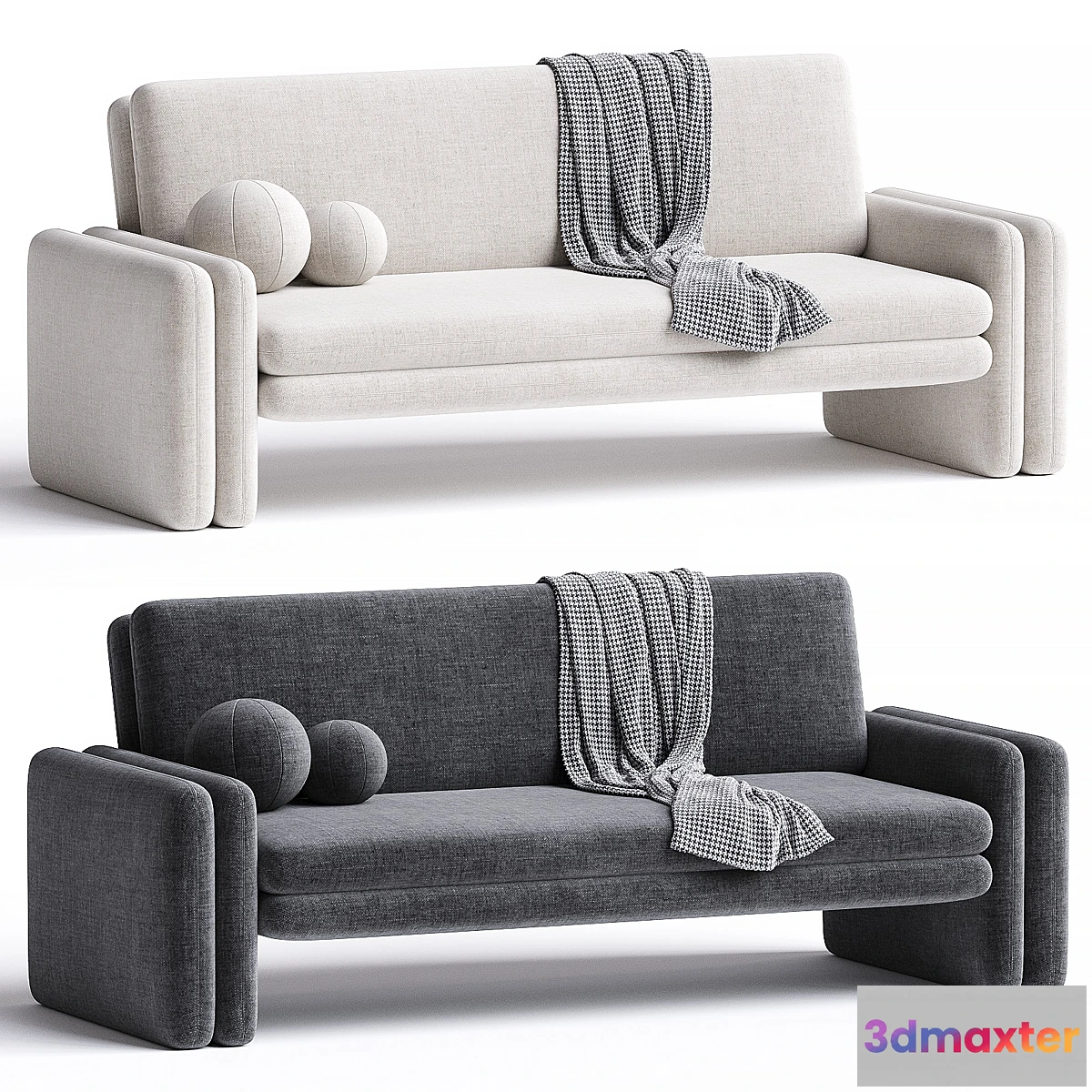 1428206 - Kimora Sofa Knoll Natural 3D Max