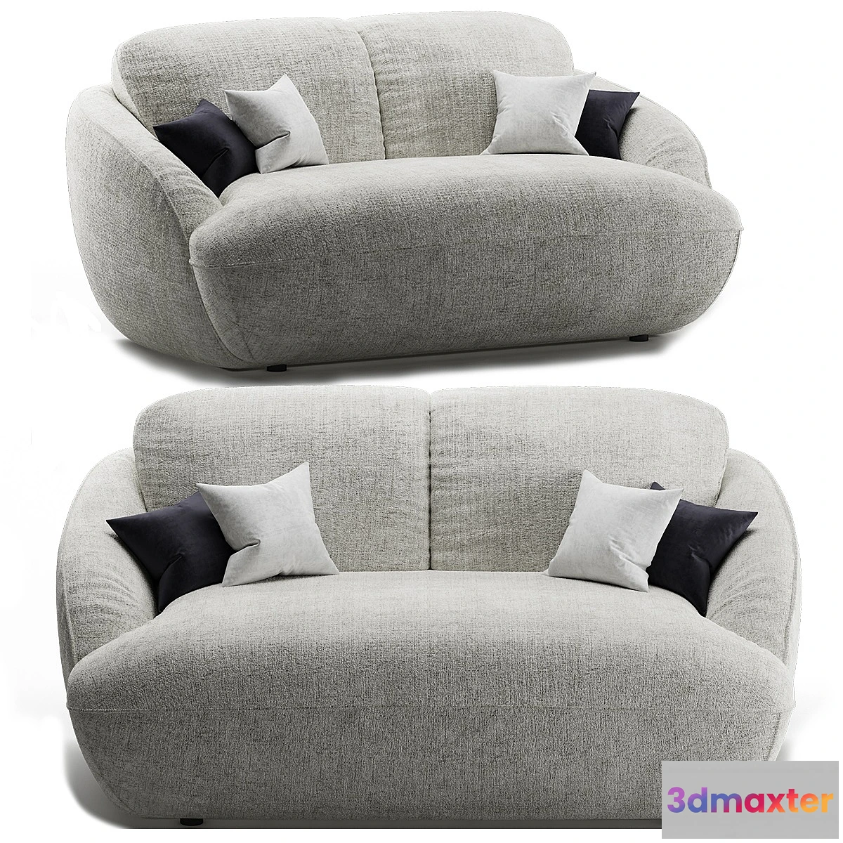 1428658 - Bench in cotton melange Alpine 3D Max