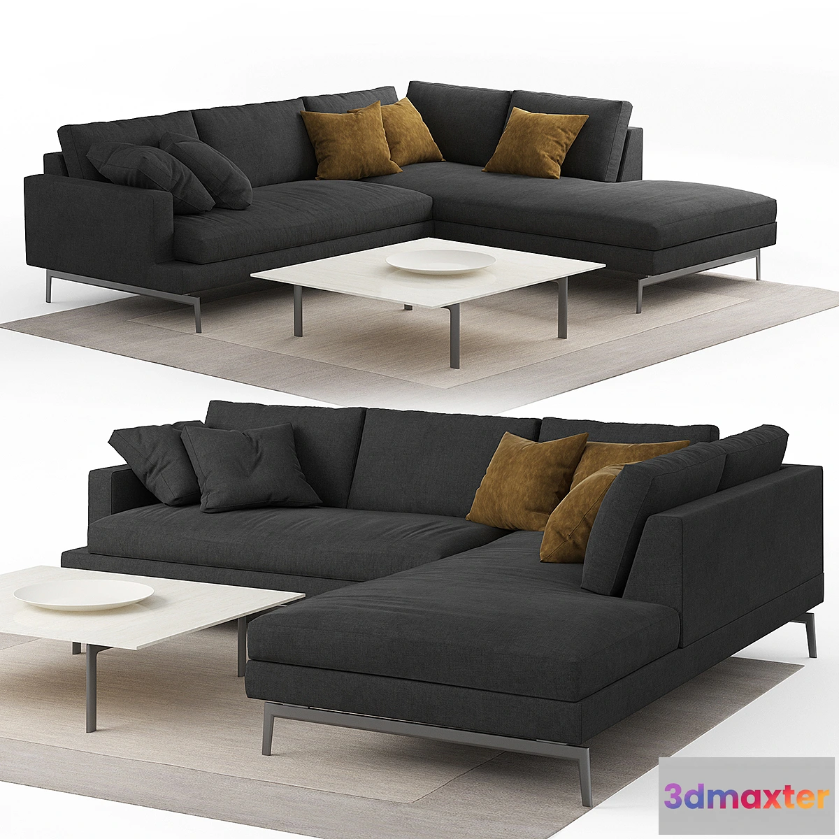 1429294 - Larsen Verzelloni Corner Sofa 3D Max