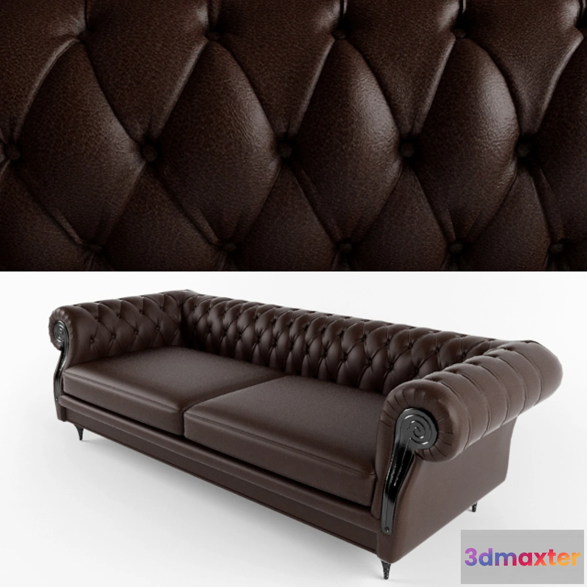 1429510 - Chesterfield sofa 3D Max
