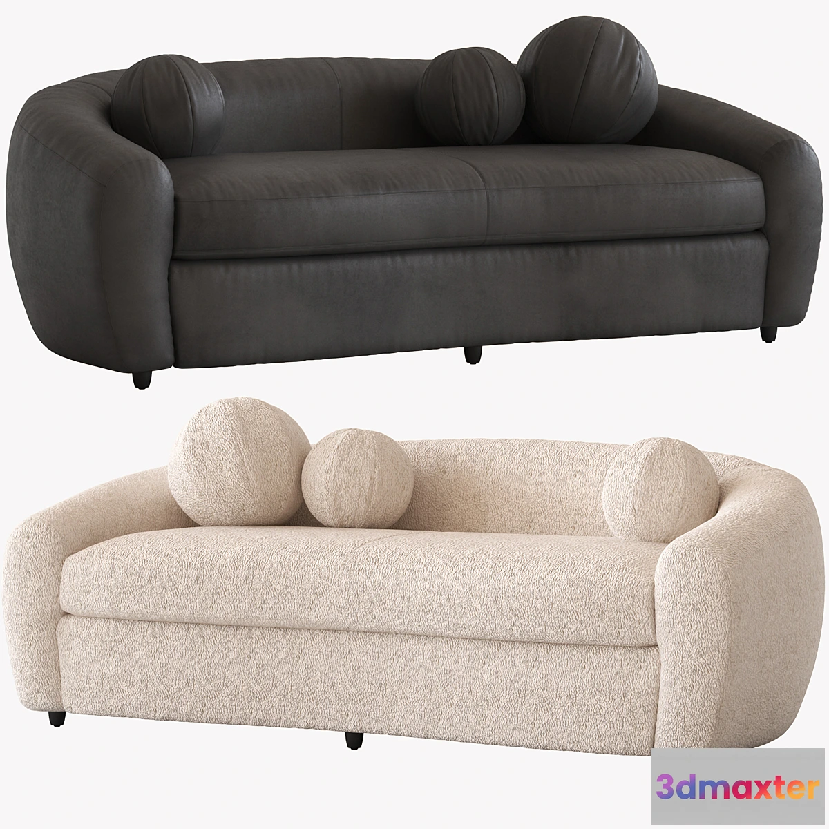 1429744 - Coco Republic CR Essentials Atelier Sofa 3D Max