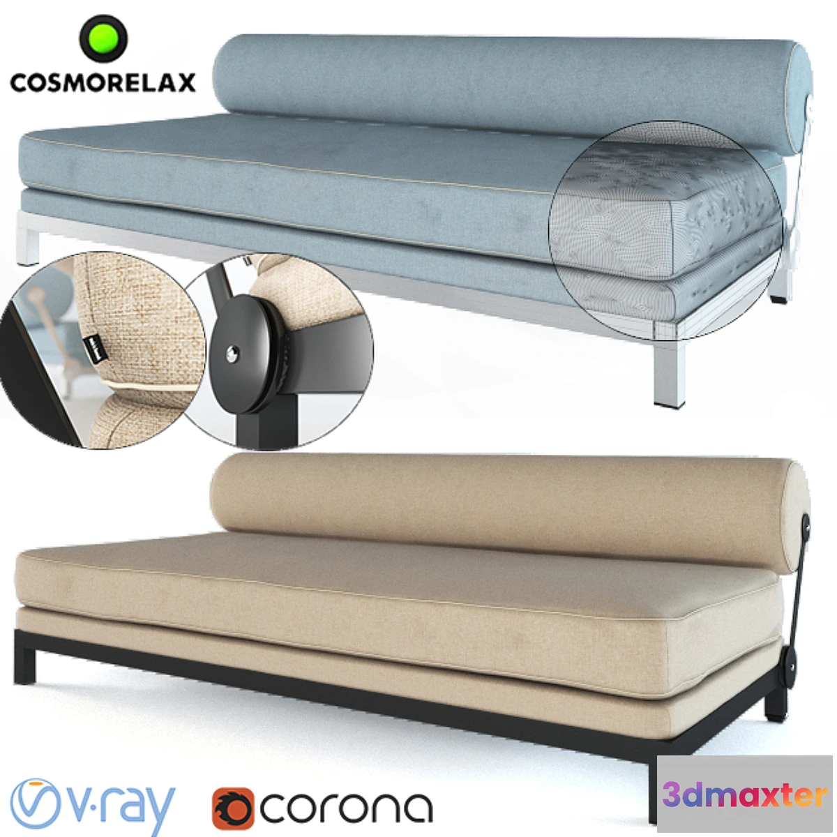1430050 - Sleep Sofa 3D Max