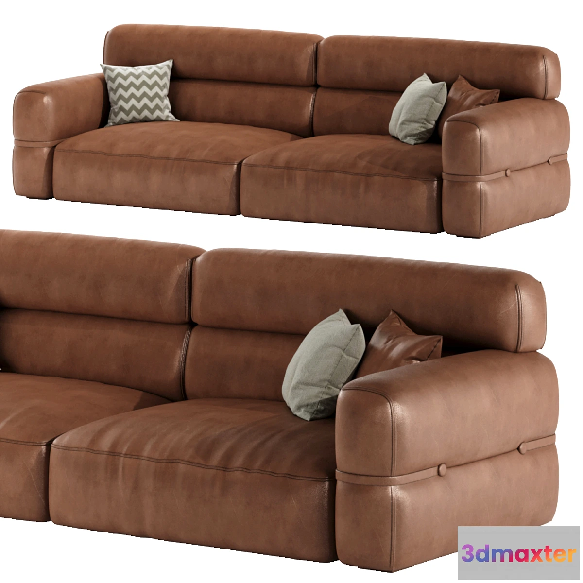 1430400 - Upholstered Sofa Wayfair 3D Max