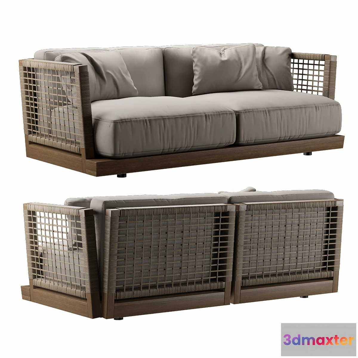 1430648 - Flexform Mood Oscar sofa 3D Max