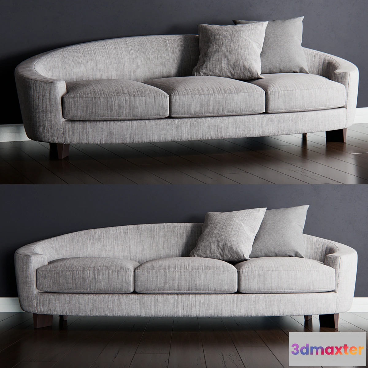 1430786 - Baker ELLIPSE SOFA 3D Max