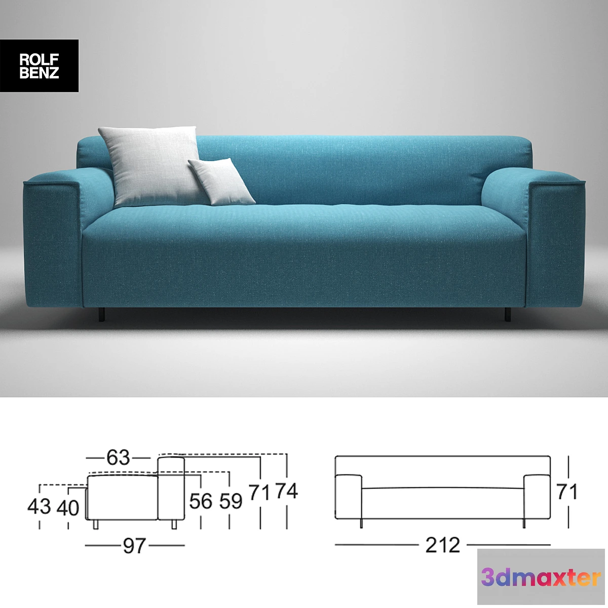 1431374 - ROLF BENZ GRATA 3D Max