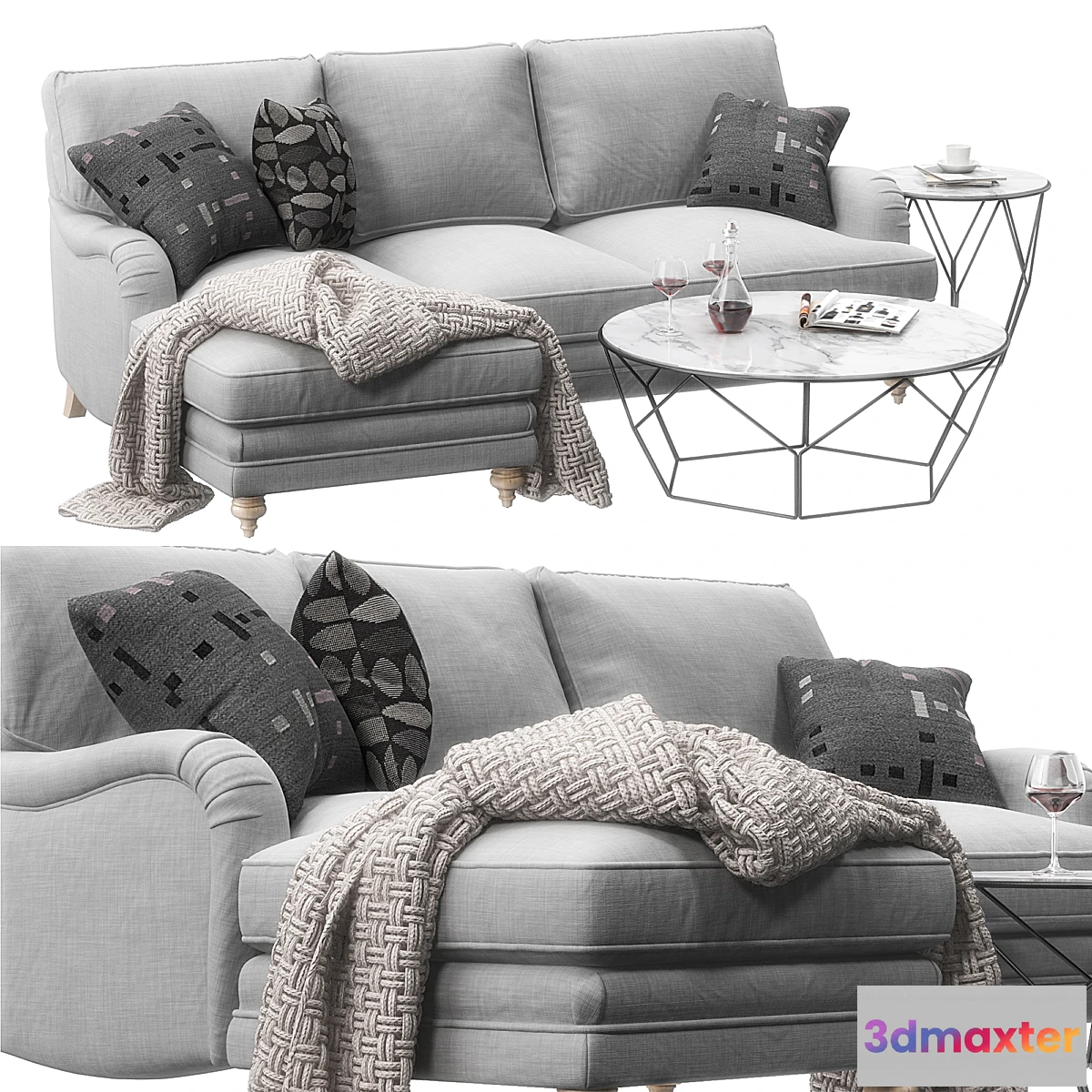 1432204 - Sofa Miss Daisy set 3D Max