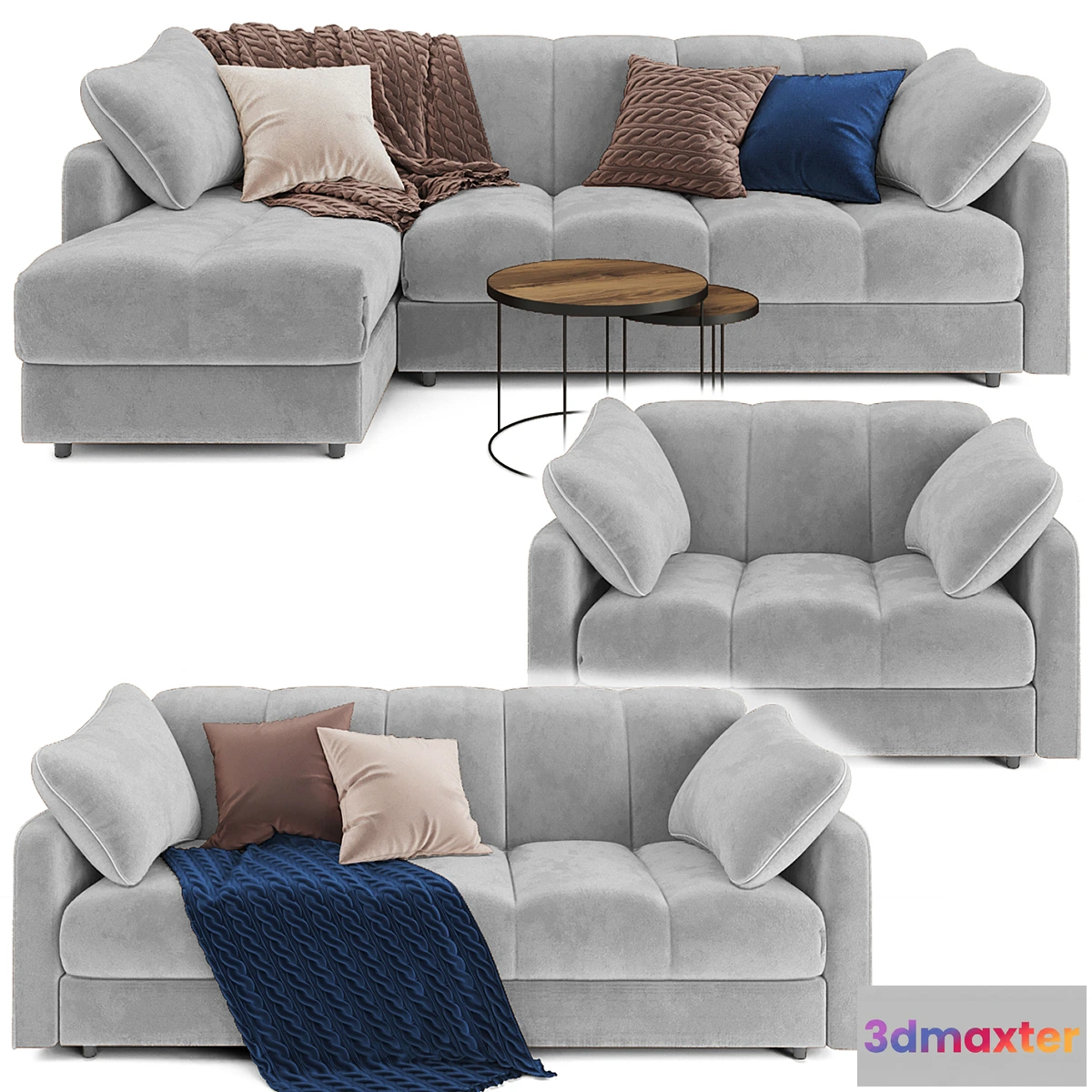 1432890 - sofa MOON 111_2 3D Max