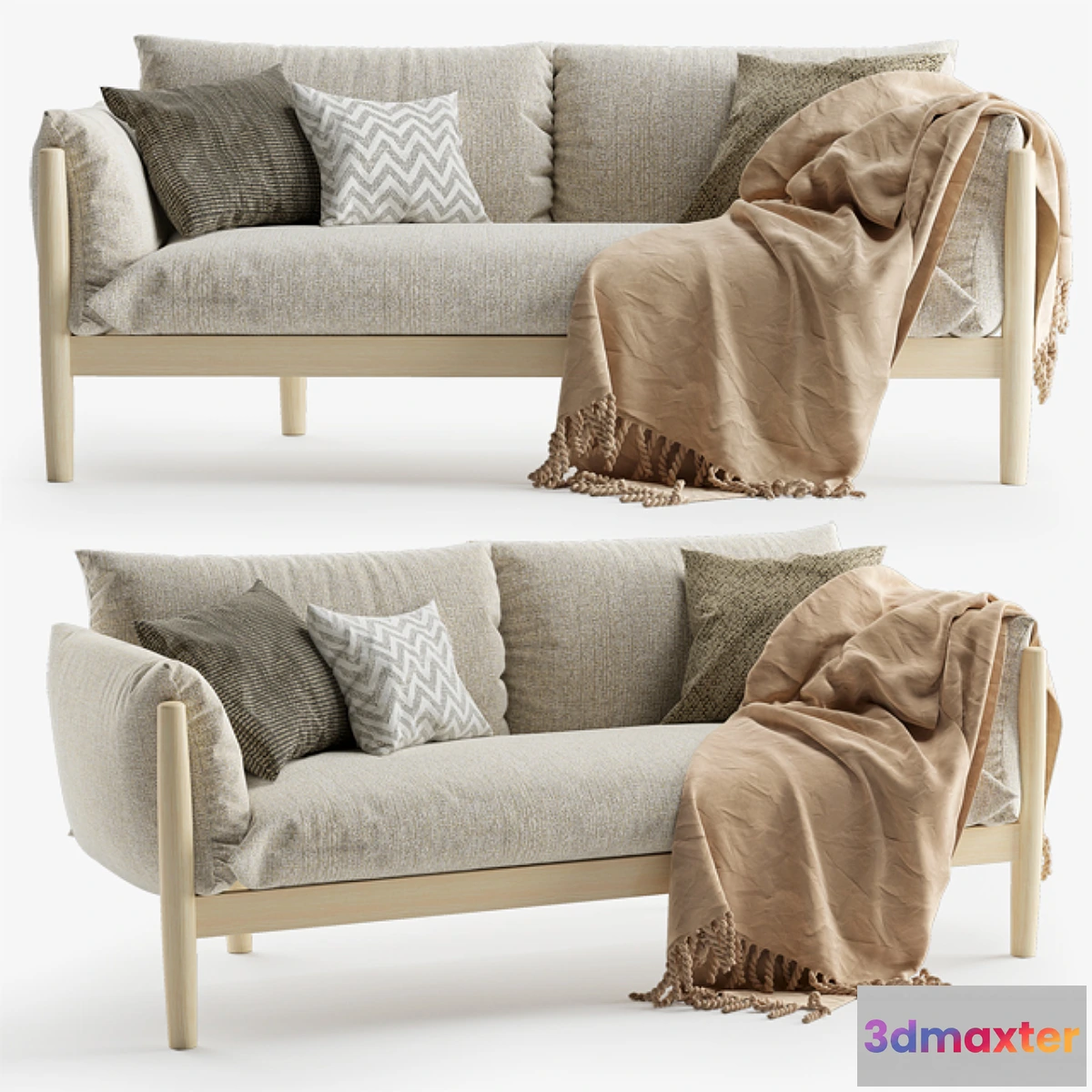 1433238 - Tapio Sofa 2 seater 3D Max