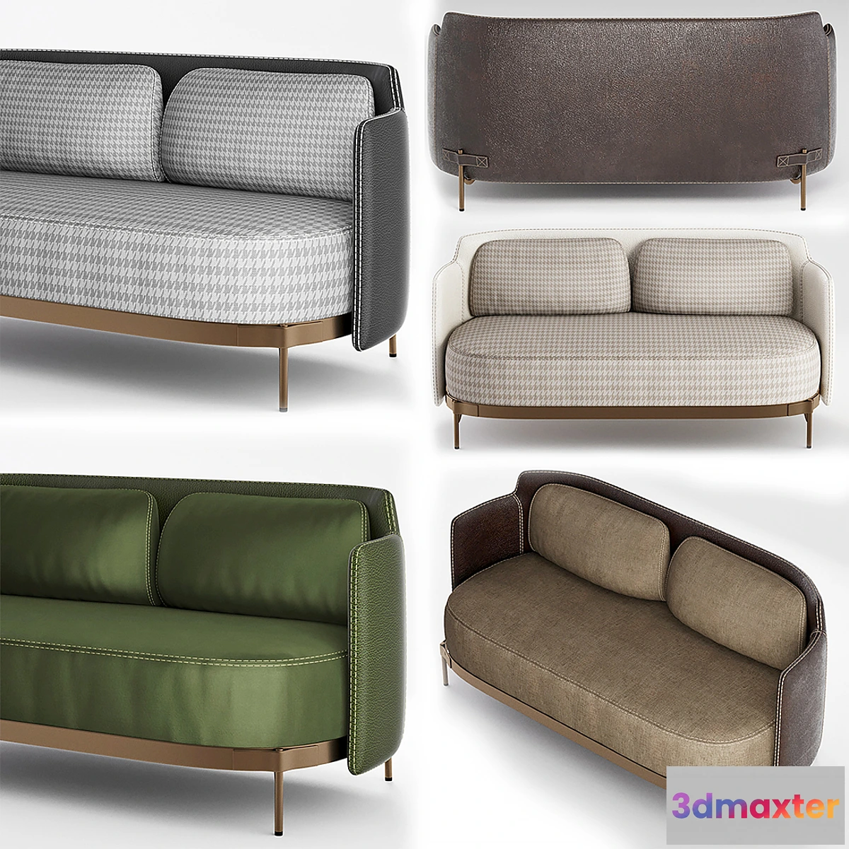 1433374 - minotti tape sofa 3D Max