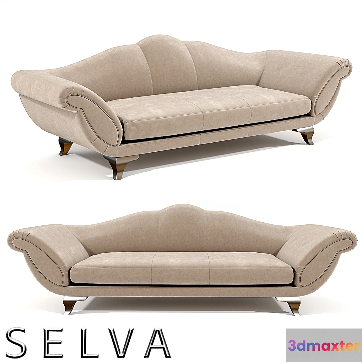 1433628 - Selva sofa Art.1141 3D Max