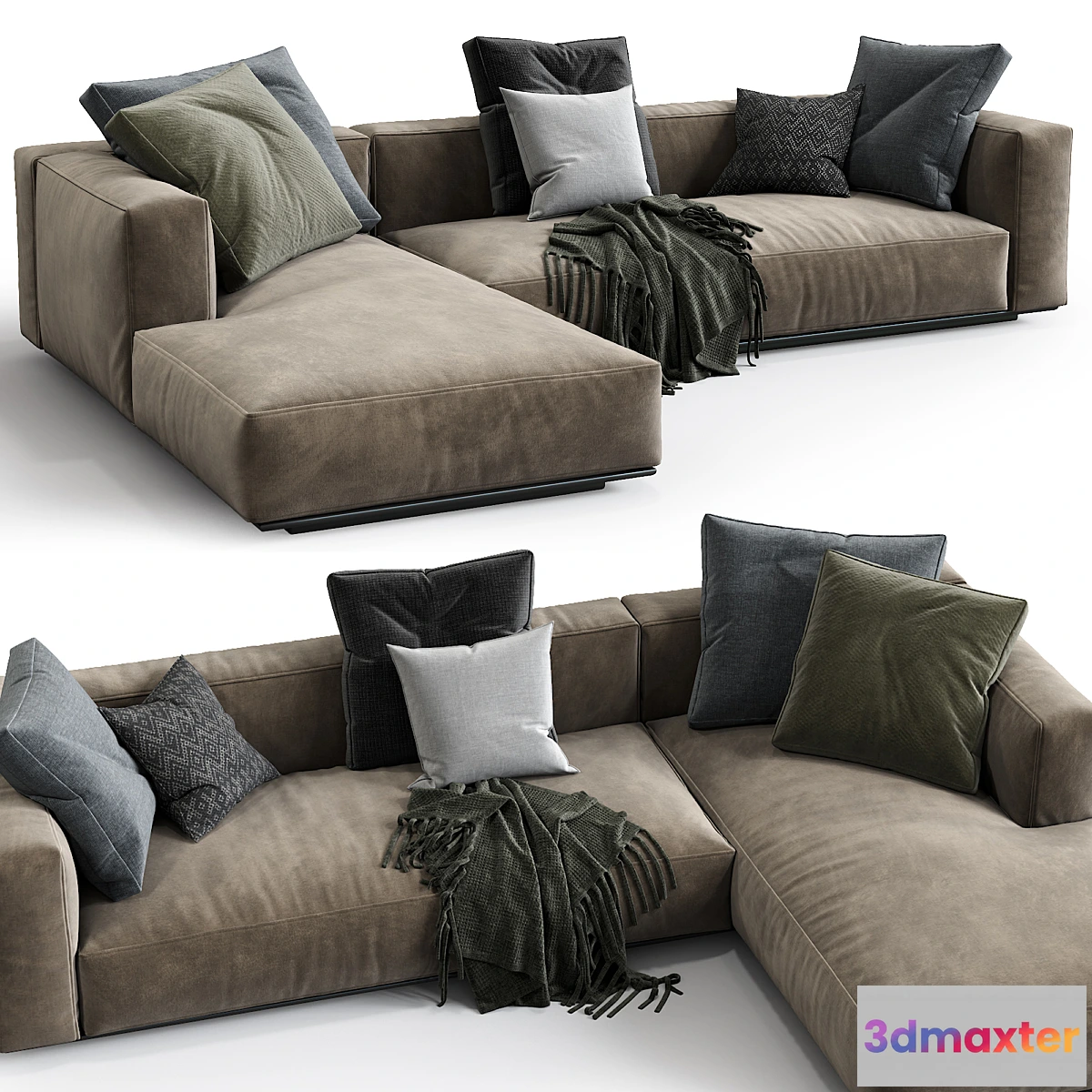 1433820 - Flexform Sofa Grandemare 3D Max