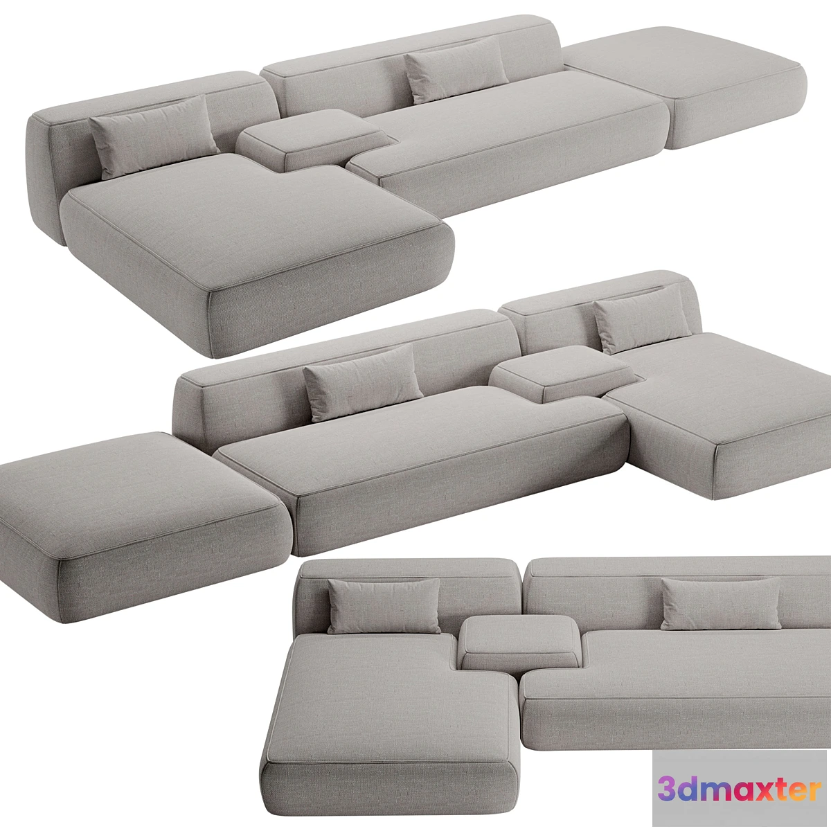 1433900 - Lema Cloud Sofa 3D Max