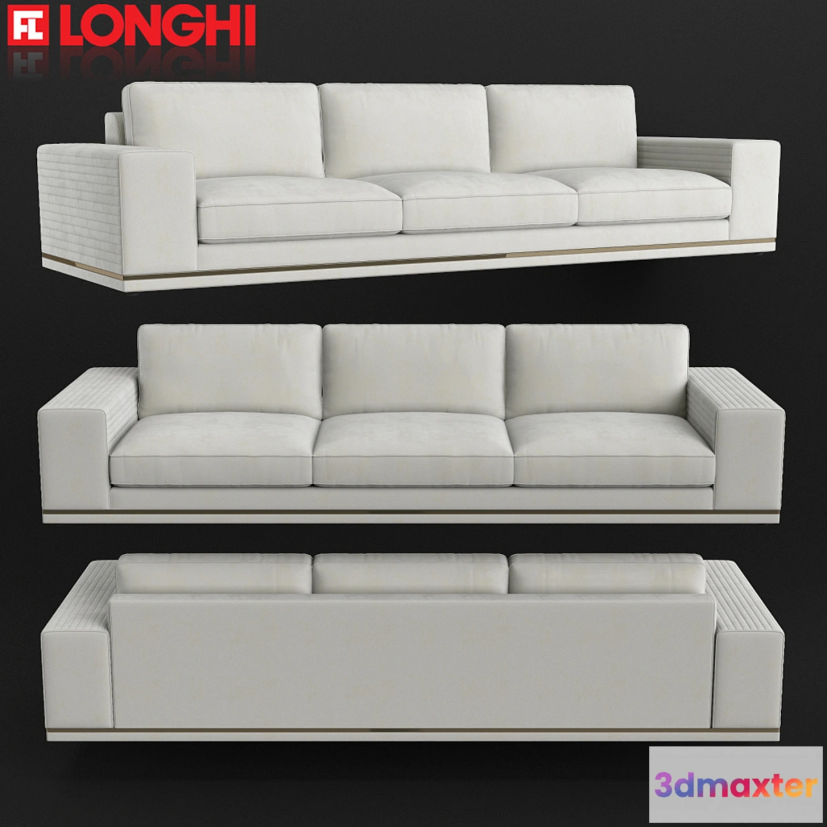 1434342 - Longi - Cohen Sofa 3D Max