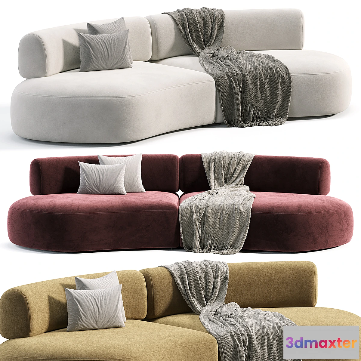 1434654 - Bon Bon sofa 2 3D Max