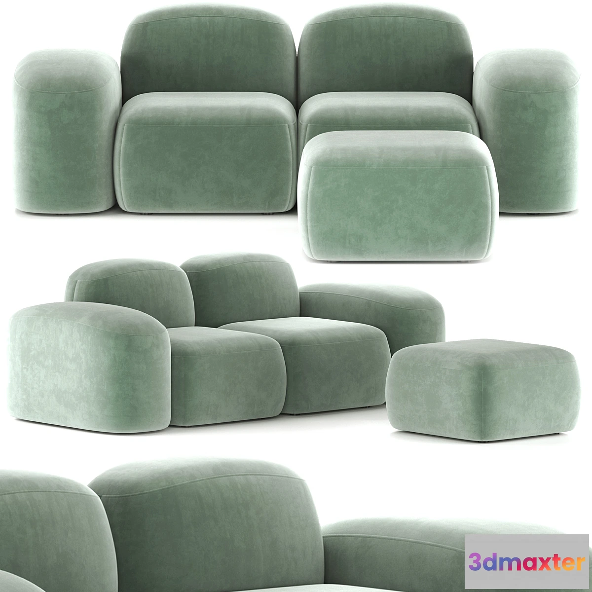 1435036 - Muse two seater sofa 3D Max