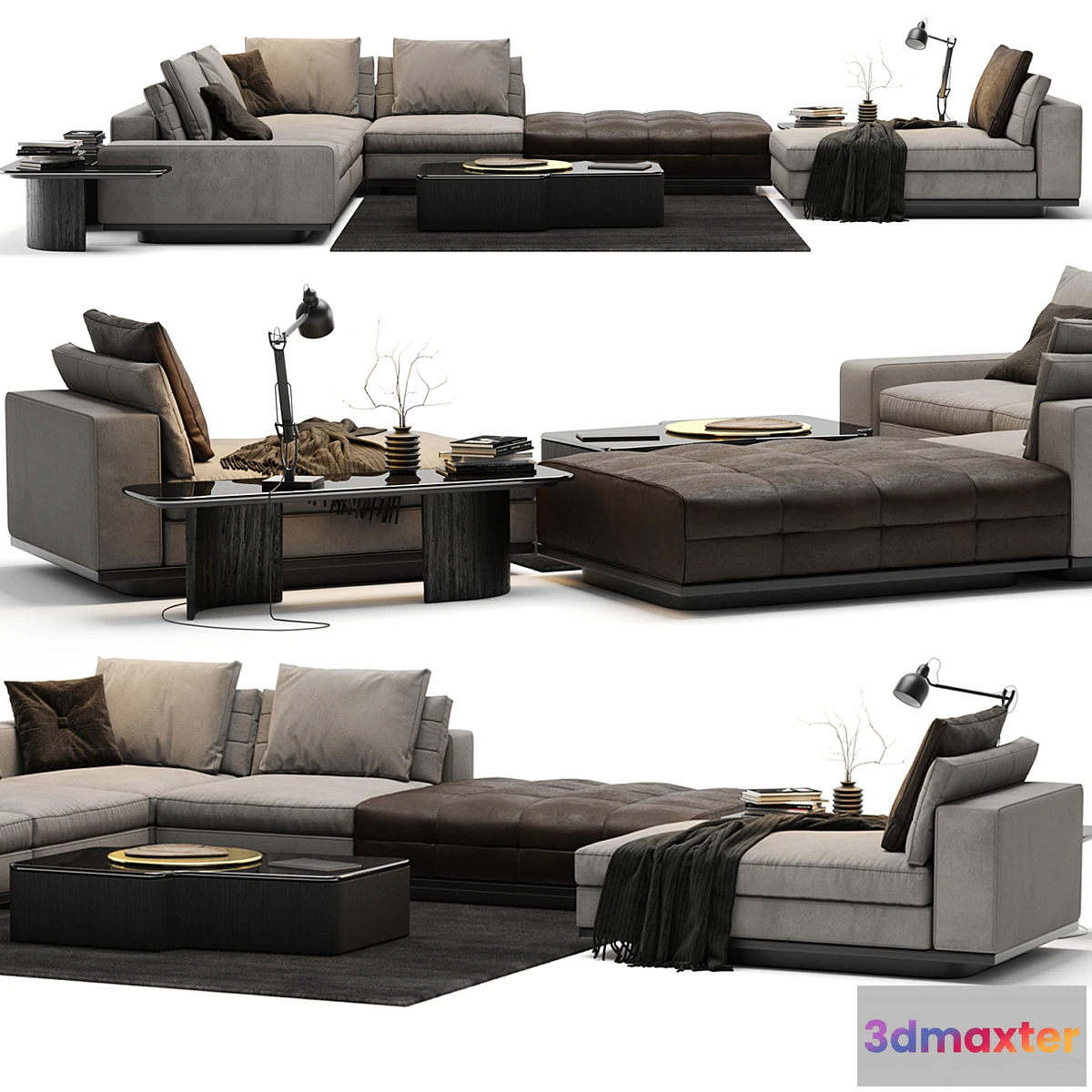 1435292 - Minotti Lawrence Sofa A 3D Max