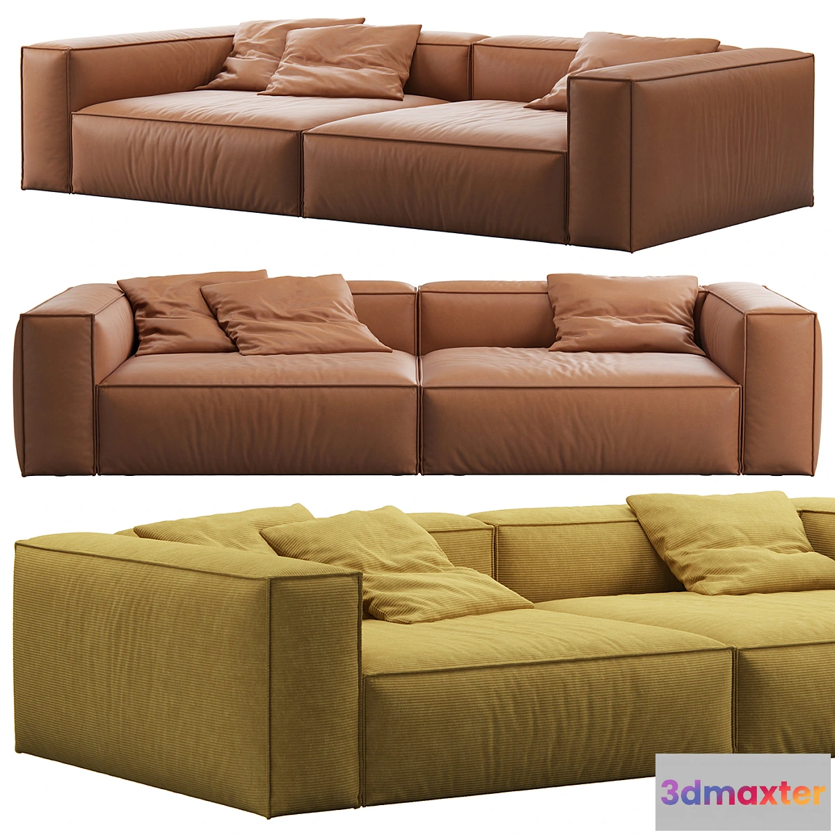 1435920 - Bolia Modular 2 Seat Large Sofa by Cosima 3D Max