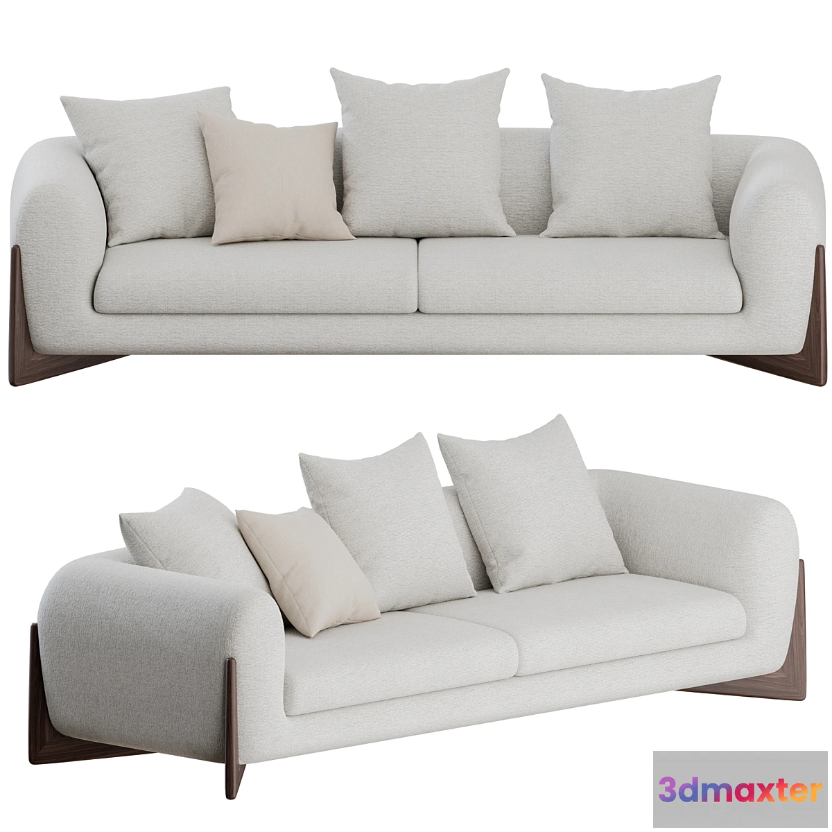 1436008 - Softbay Sofa by Porada 3D Max