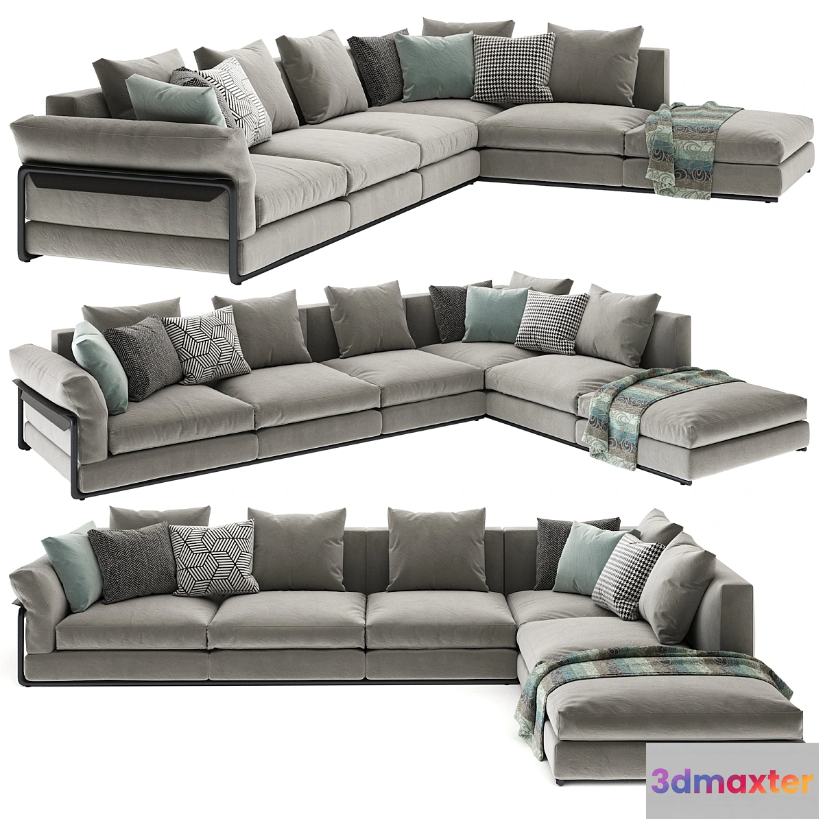 1436106 - Flexform sofa Zeno 4 3D Max