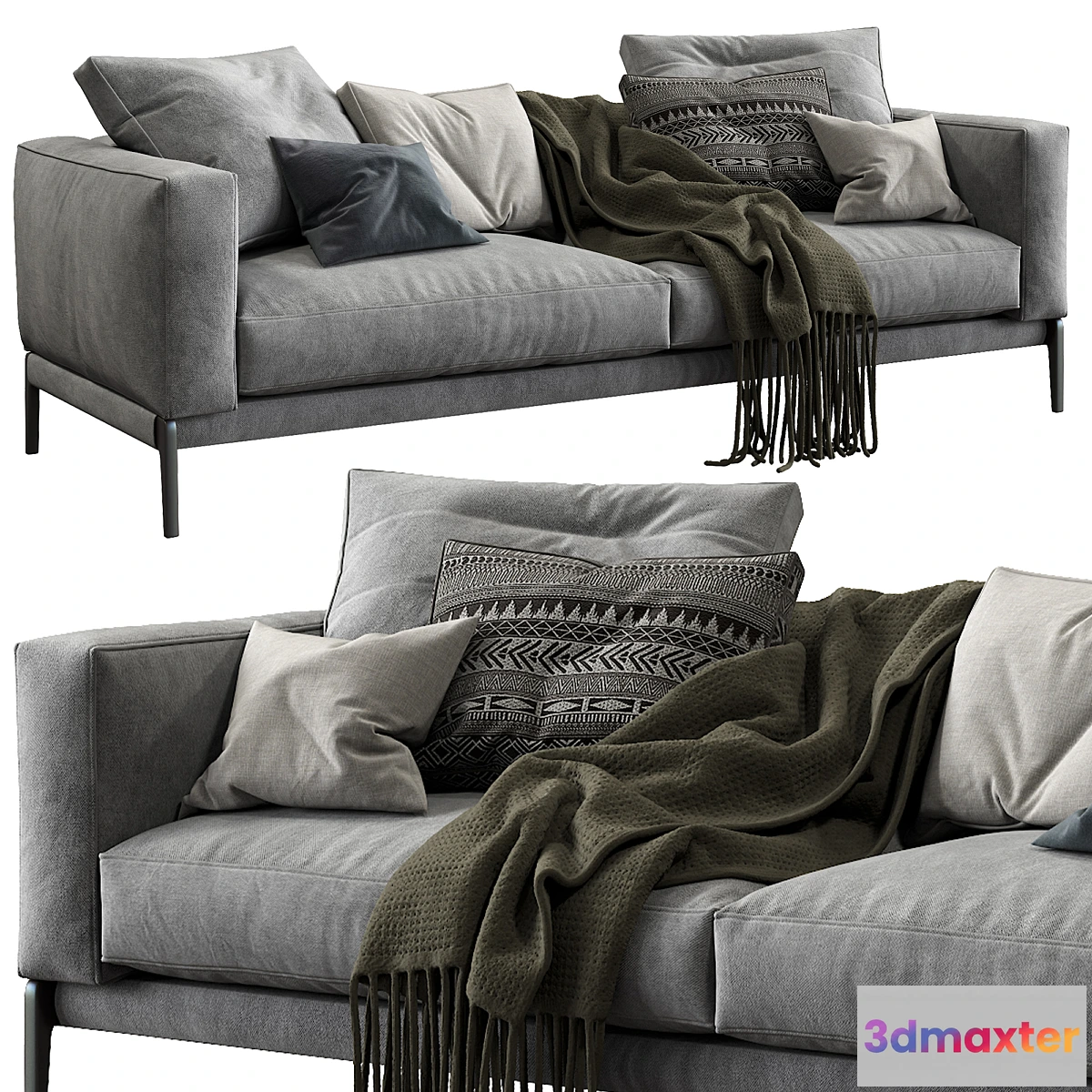1436548 - Flexform Sofa Romeo 3D Max