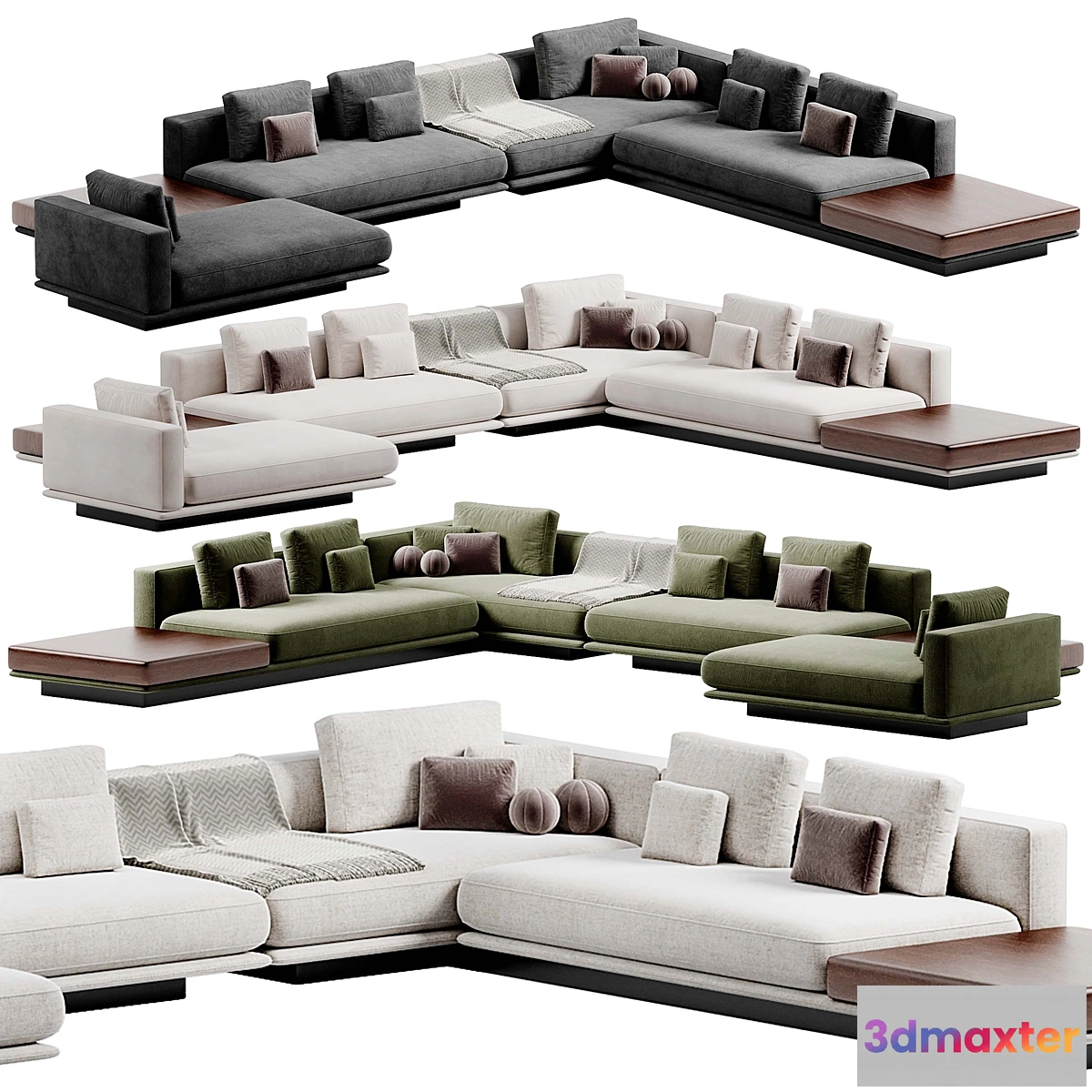 1436694 - Minotti Horizonte Sofa  Sofa 3D Max