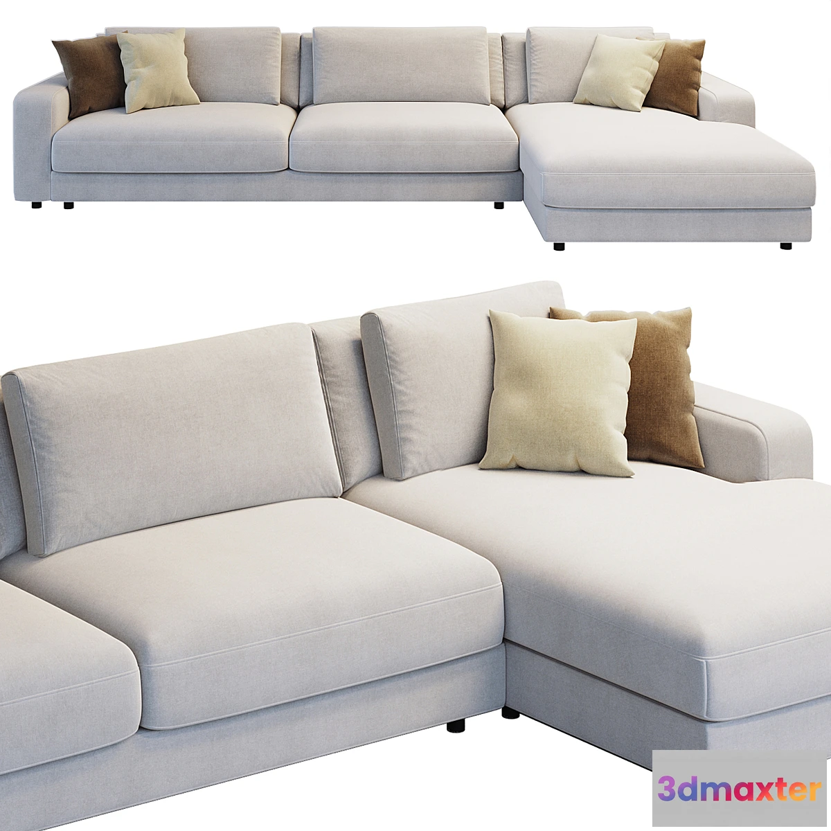1436948 - Bellini Corner Sofa 3D Max