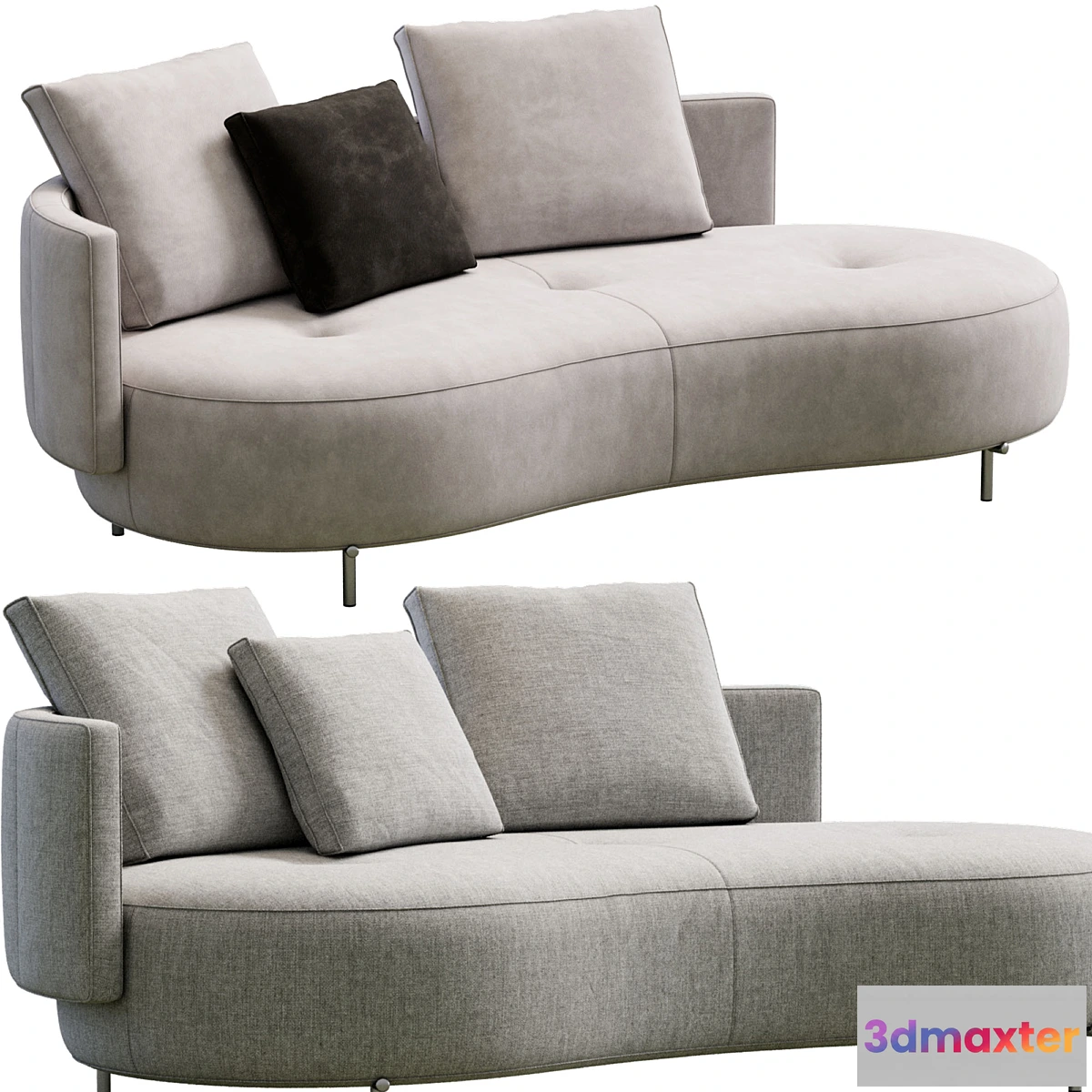 1437342 - Torii Bold Sofa By Minotti 3D Max