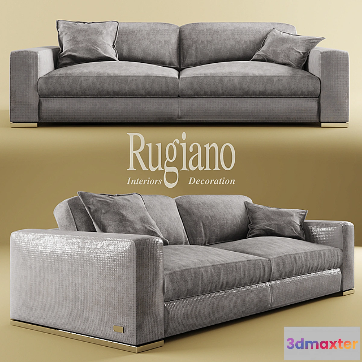 1437646 - sofa with textures 3D Max
