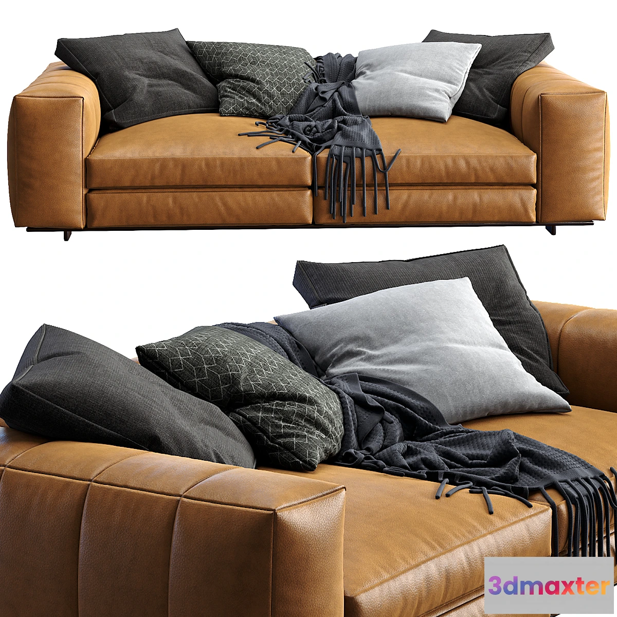 1437802 - Minotti sofa freeman 3D Max