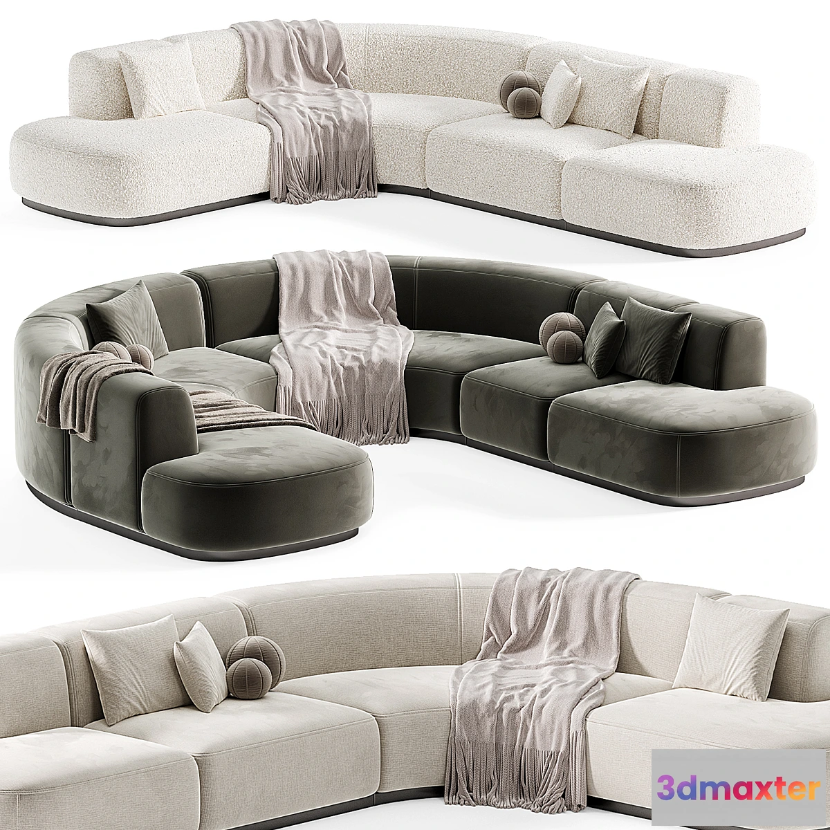 1438820 - BO HIGH Sofa modern By Piet Boon 3D Max