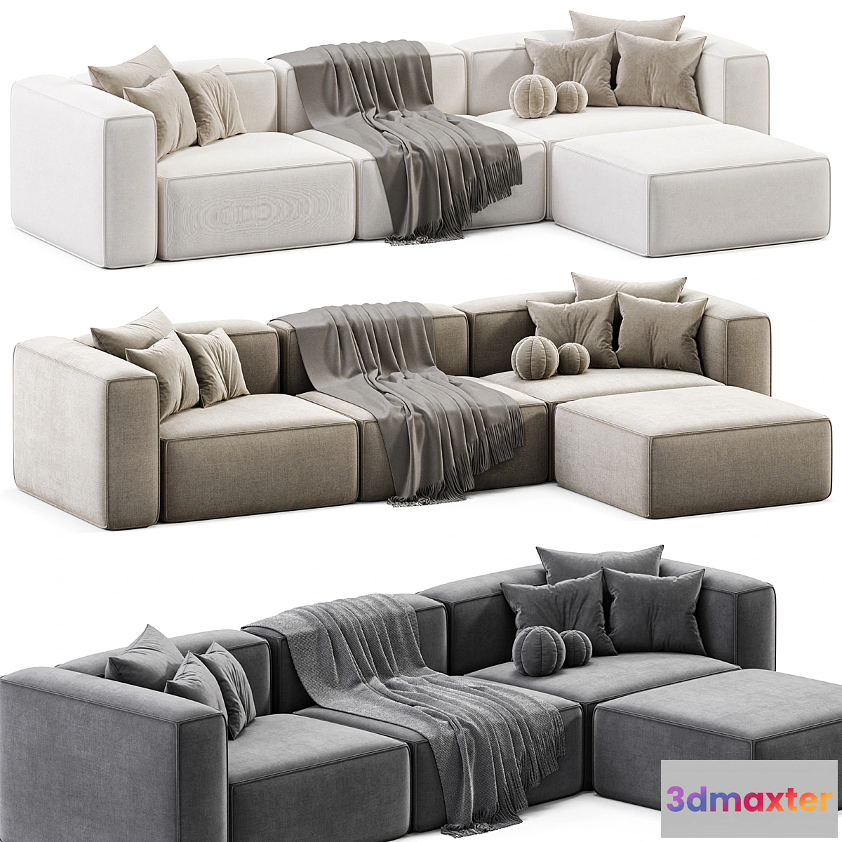 1439138 - Sofa Modulowa By Westwing 3D Max
