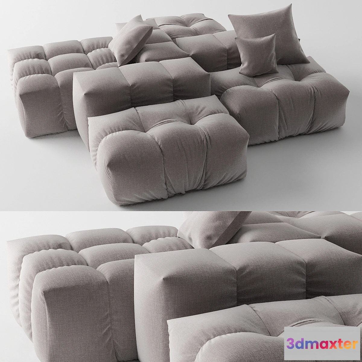 1439368 - Pixel  Sofa by Saba Italia 3D Max