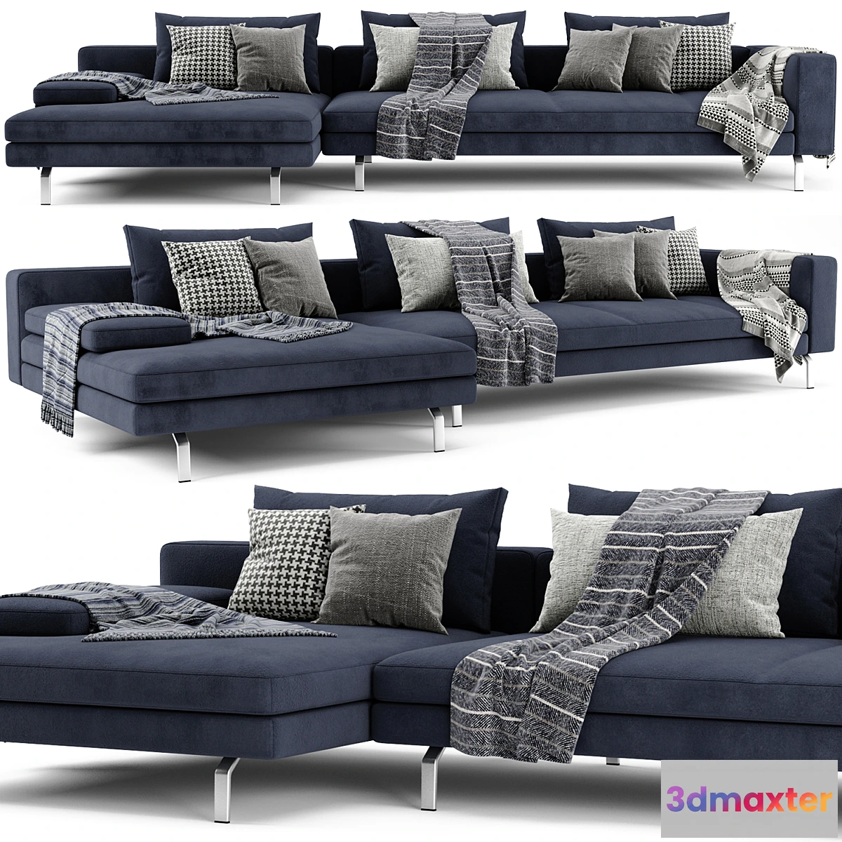 1439468 - Zanotta Bruce Chaise Longue Sofa 3D Max