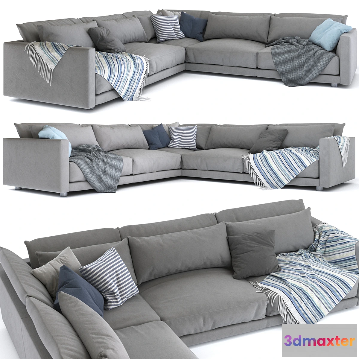 1439484 - Bristol Poliform corner sofa 3D Max