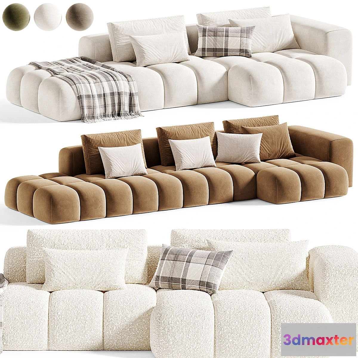 1440354 - Shamara Sofa Modern 3D Max