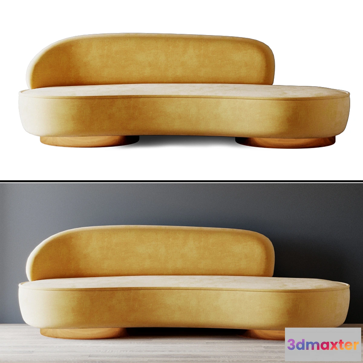 1440752 - Caramel Softness sofa 3D Max