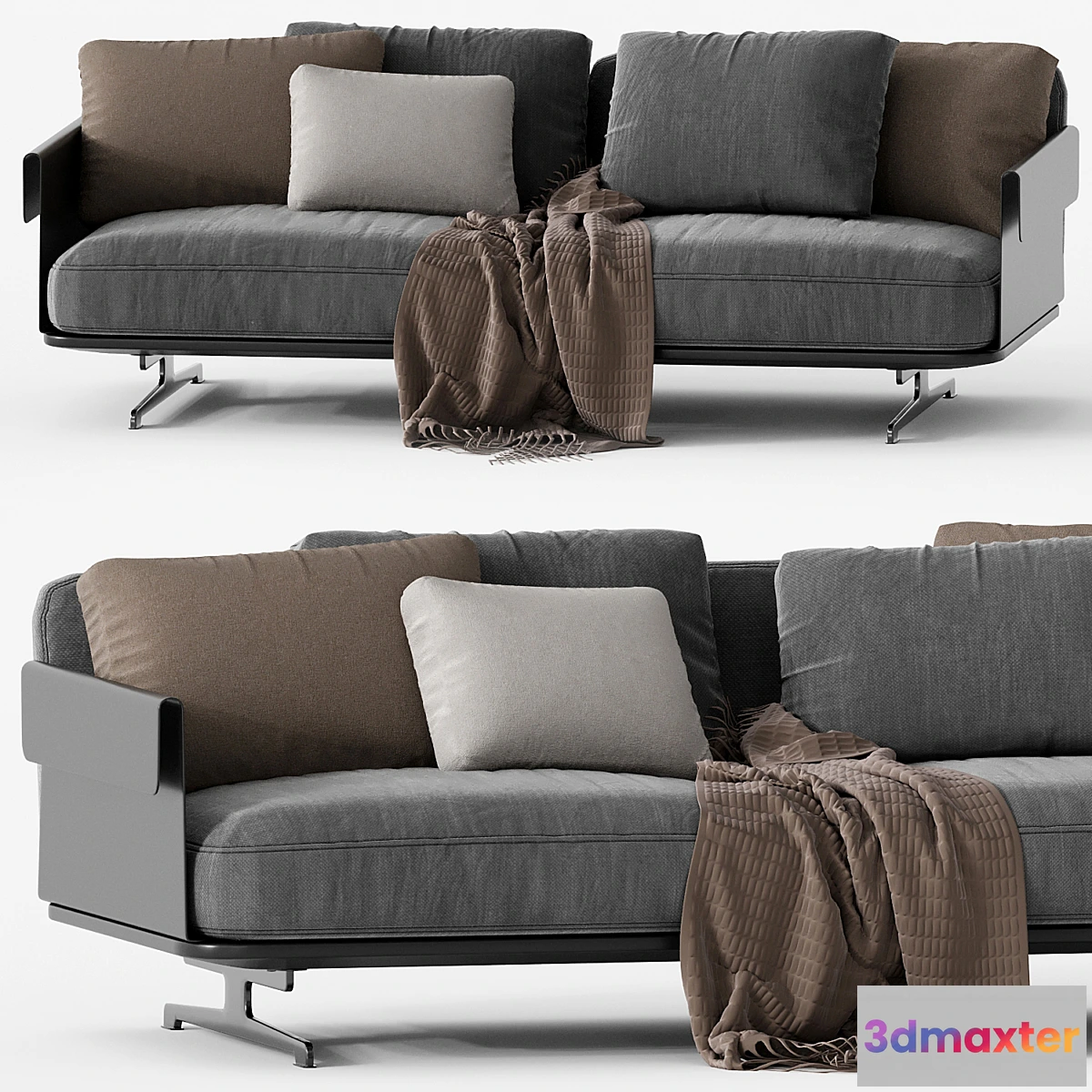 1440982 - Flexform BRETTON Fabric sofa 3D Max