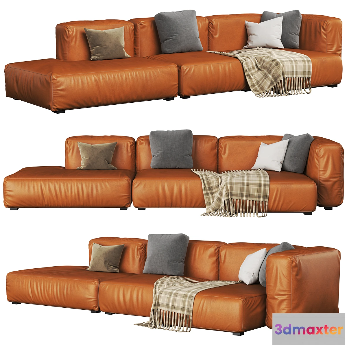 1441030 - MAGS SOFT 3 SEATER COMBINATION 5 3D Max