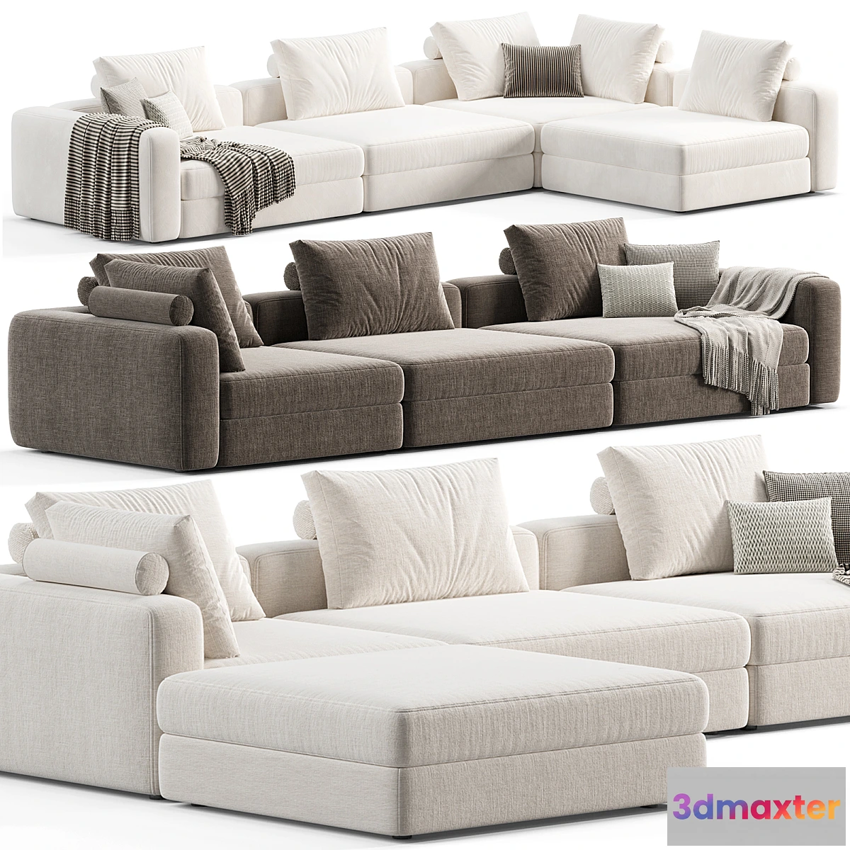 1441068 - Soho Blanche Sofa 3D Max