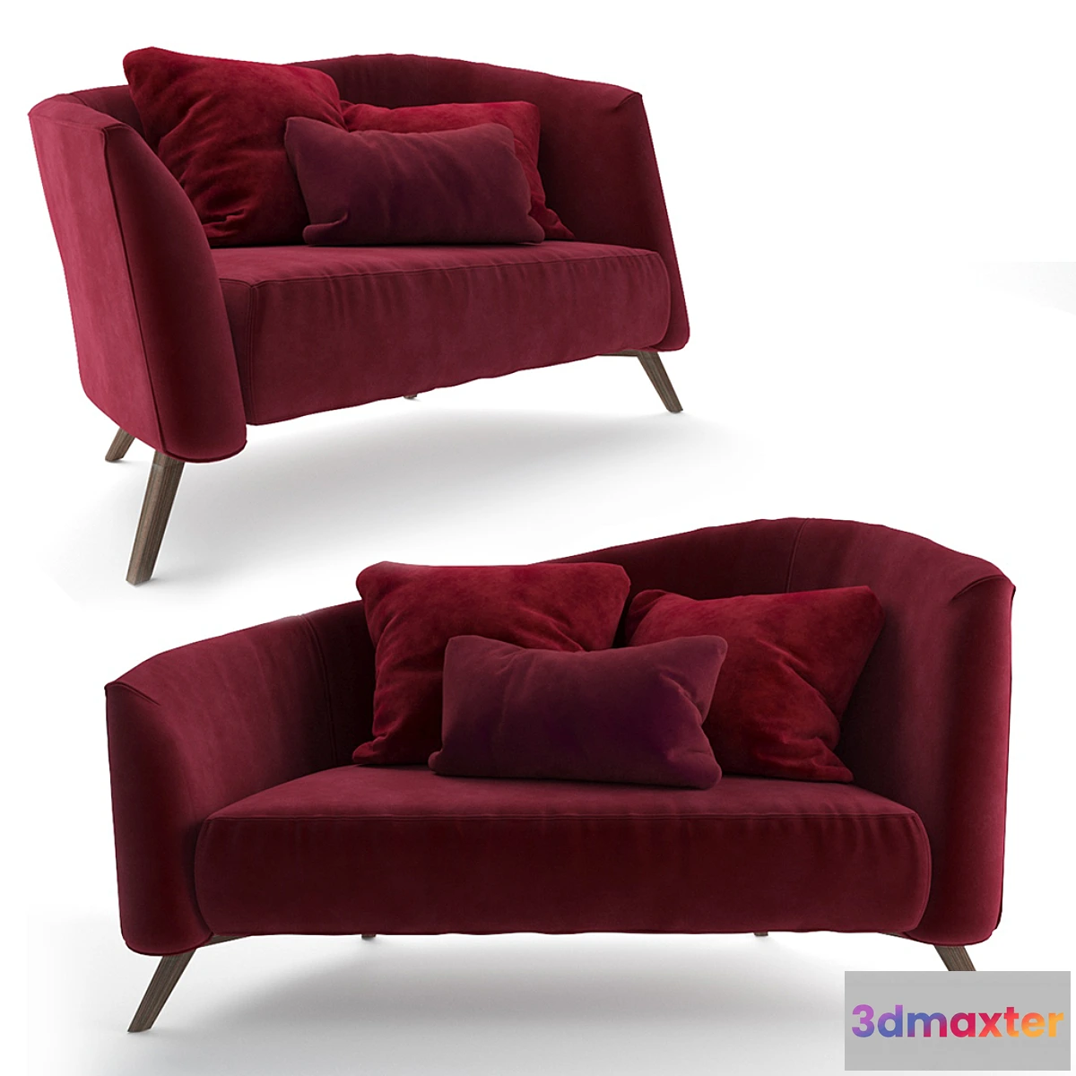 1441940 - Domkapa Kristen Sofa Small 3D Max