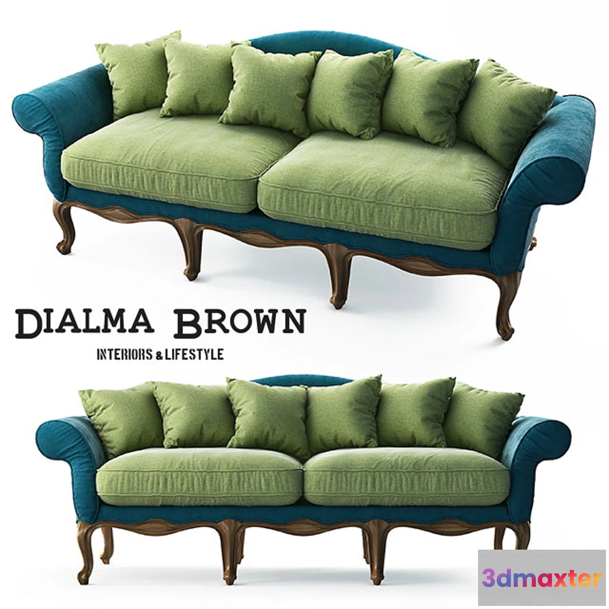 1442866 - Dialma Brown Sofa DB005285 3D Max