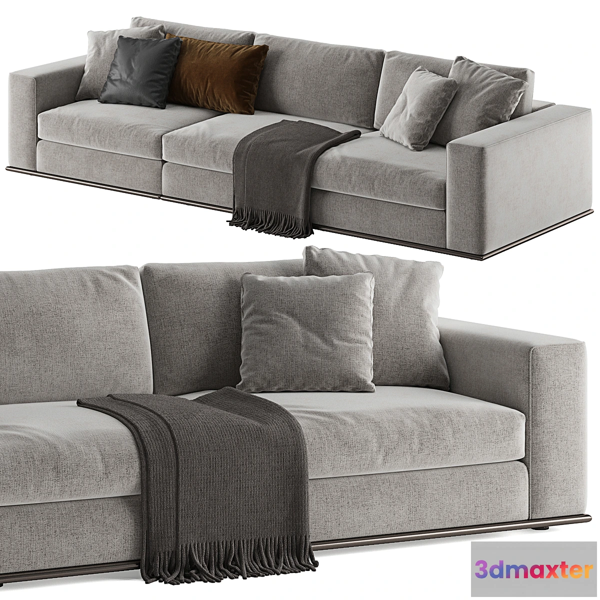 1443170 - Minotti hamilton sofa 3D Max