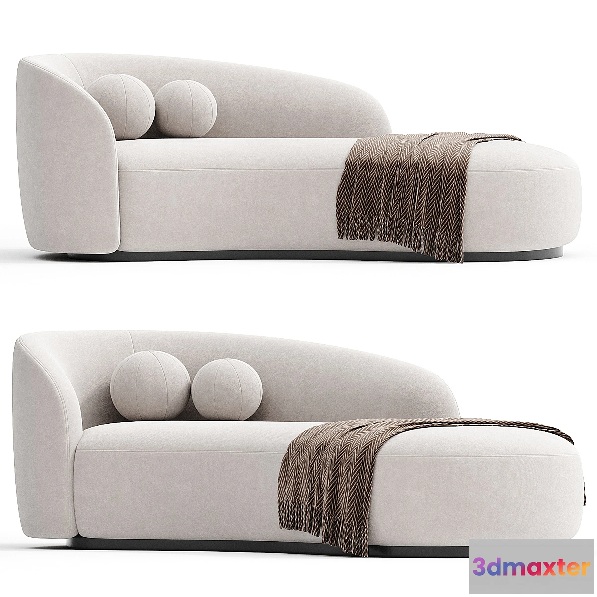 1443400 - Modern Curved Sofa  Eichholtz Bernd 3D Max