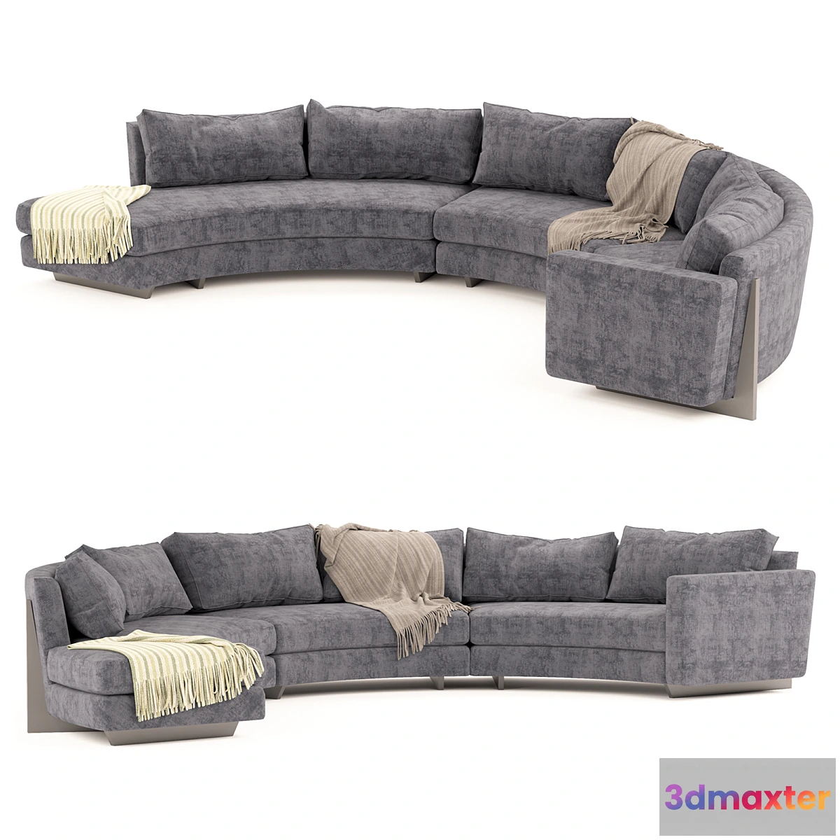 1444222 - Thayer coggin round sofa 3D Max