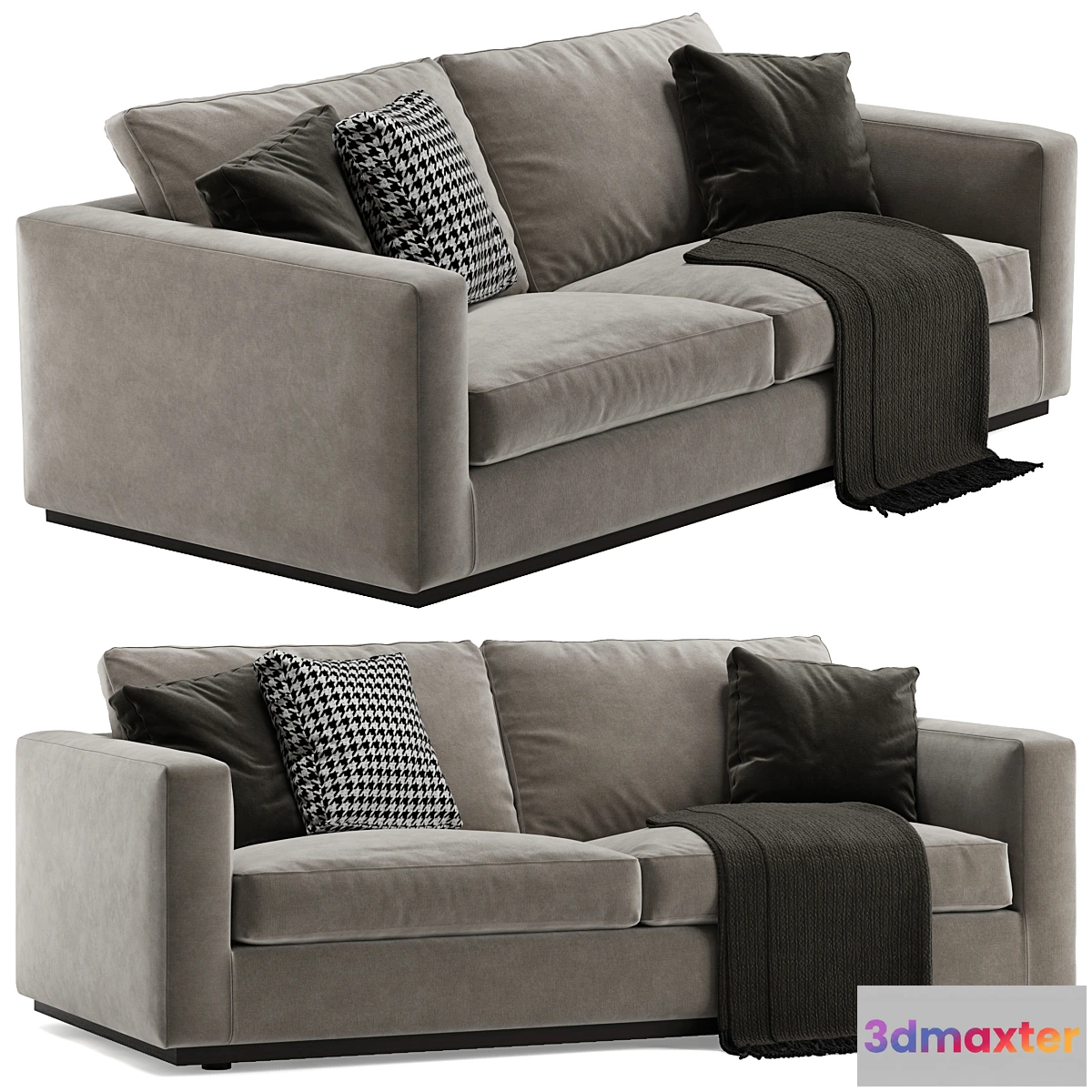 1444700 - Minotti Andersen Line sofa 2 seats 3D Max