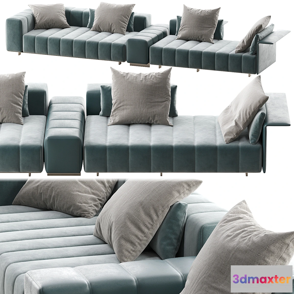 1444894 - Minotti freeman seating system 3D Max